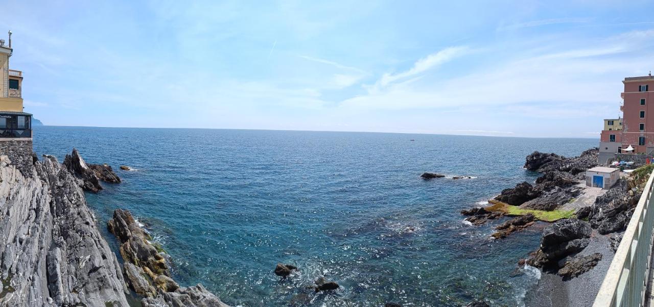 Incantevole Appartamento Genova Quinto Vicino Alla Spiaggia Bagian luar foto
